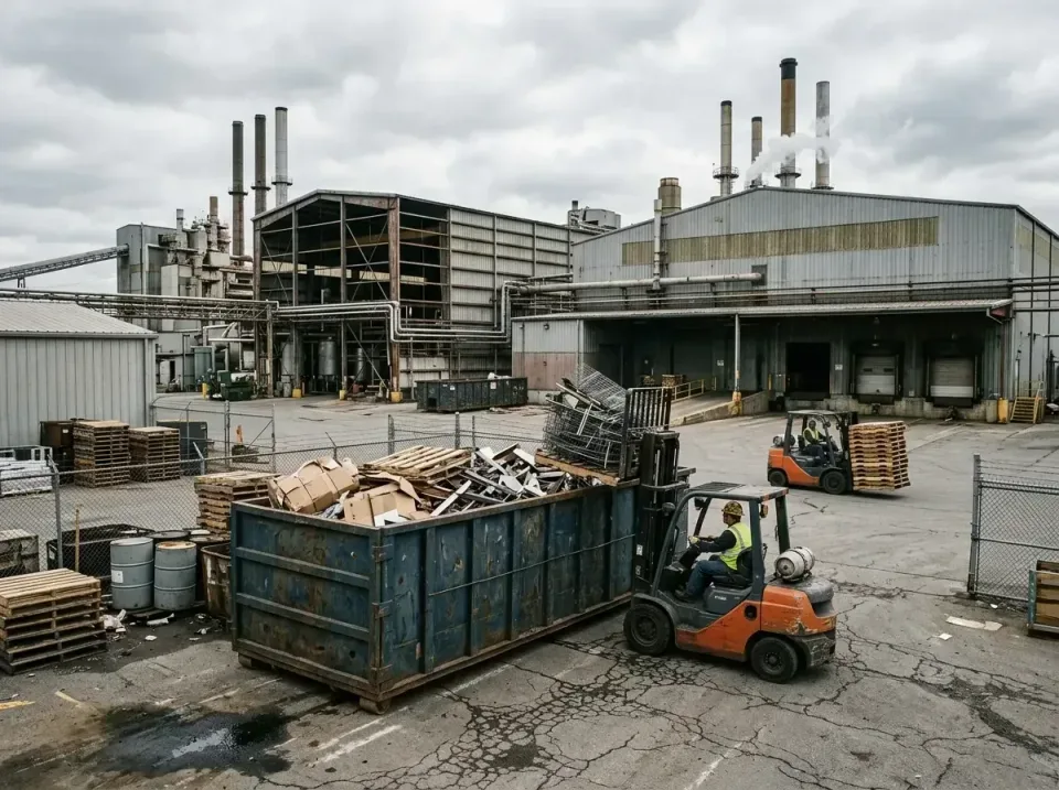 industrial-factory-scrap-conta-003 — frequently asked questions, Cheap Roll-off Dumpster Rentals in Red Hill, PA